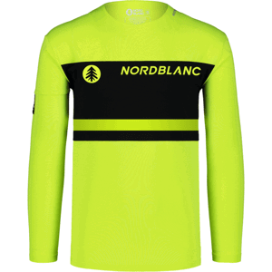 Pánské funkční cyklo tričko Nordblanc Solitude žluté NBSMF7429_BPZ M
