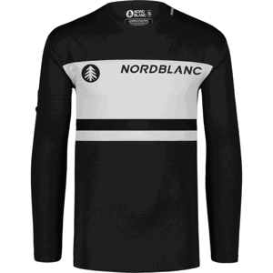 Pánské funkční cyklo tričko Nordblanc Solitude černé NBSMF7429_CRN M