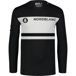 Pánské funkční cyklo tričko Nordblanc Solitude černé NBSMF7429_CRN XXXL