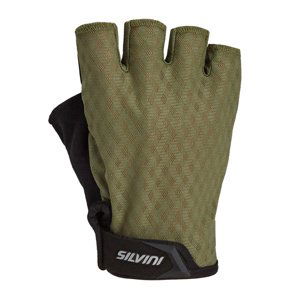 Cyklistické rukavice Silvini Orso MA1639 olive/black XXL