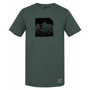 Pánské tričko Hannah Grem dark forest mel (print 1) L