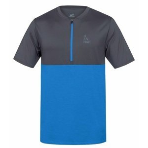 Pánské tričko Hannah Sanvi asphalt/french blue mel XL