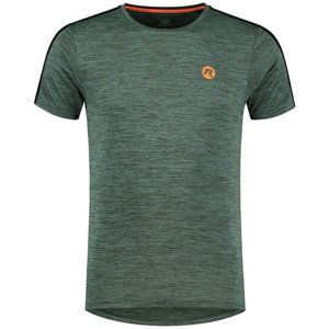 Pánské funkční tričko Rogelli Jake khaki/oranžové ROG351401 XL