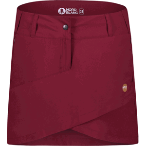 Dámská outdoorová šortko-sukně Nordblanc Sprout vínová NBSSL7632_PLU 40