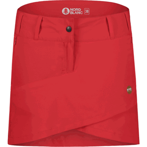 Dámská outdoorová šortko-sukně Nordblanc Sprout červená NBSSL7632_CVA 34