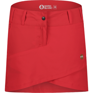 Dámská outdoorová šortko-sukně Nordblanc Sprout červená NBSSL7632_CVA 38