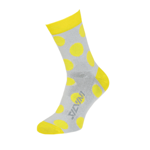 Cyklistické ponožky Silvini Bevera UA1659 yellow-cloud 36-38