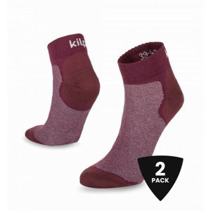 Unisex běžecké ponožky Kilpi MINIMIS-U tmavě červené 35-38