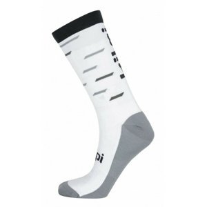 Unisex sportovní ponožky Kilpi BORENY-U bílé 39-42