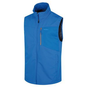 Pánská softshell vesta Husky Salien M neonově modrá XL