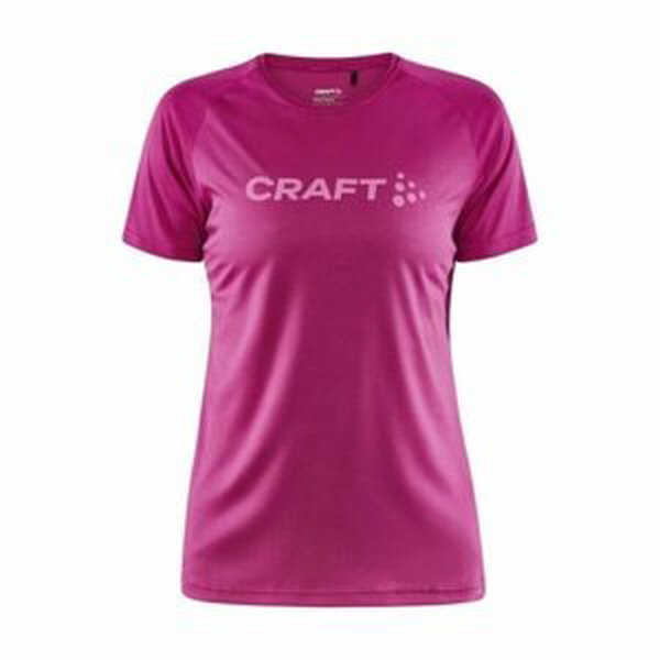 Dámské triko CRAFT CORE Unify Logo růžová 1911785-486000 XL
