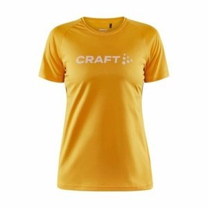 Dámské triko CRAFT CORE Unify Logo oranžové 1911785-543000 XS