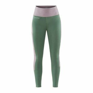 Dámské elastické kalhoty CRAFT ADV Essence 2 zelené s fialovou 1911916-812436 L