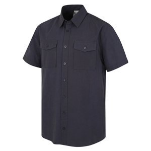 Pánská košile s krátkým rukávem Husky Grimy M tm. modrá M
