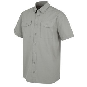Pánská košile s krátkým rukávem Husky Grimy M sv. šedá L