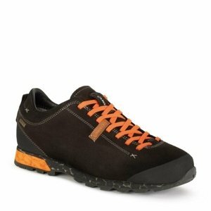 Pánská obuv AKU Bellamont Suede GTX antracitovo/oranžová 12,5 UK