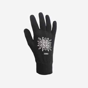 Pletené Merino rukavice Kama R104 110 černá S