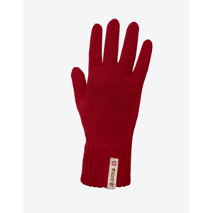Pletené Merino rukavice Kama R101 124 tmavě červené L