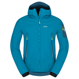 Lehká softshellová bunda Zajo Air LT Hoody Jkt teal XXL