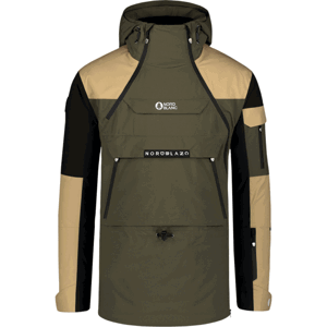 Pánský snowboardový anorak Nordblanc ADAPTABLE khaki NBWJM7751_ARZ S