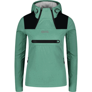 Dámský lehký softshellový anorak Nordblanc KANGAROO zelený NBSSL7895_PBZ 38