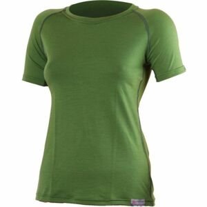 Dámské merino triko Lasting ALEA-6060 zelené S