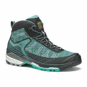 Dámské boty Asolo FALCON EVO JAQUARD GV black/aqua green/A559 8 UK