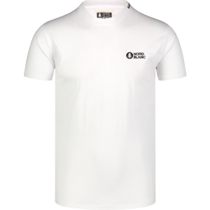 Bílé pánské tričko z organické bavlny SAILBOARD NBSMT7829_BLA XXXL