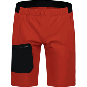 Hnědé pánské lehké outdoorové kraťasy WAIST NBSPM7908_BCK XL