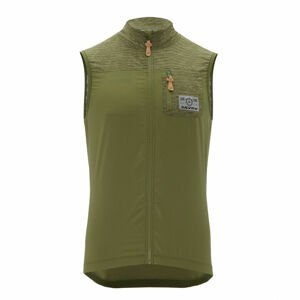 Pánská gravel vesta Silvini Cairo MJ2217 tm. zelená XL