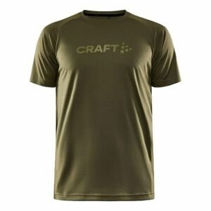 Pánské funkční triko CRAFT CORE Unify Logo zelené 1911786-664000 XL