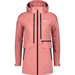 Růžová dámská lyžařská bunda NordBlanc SLEET NBWJL7746_DAR 40