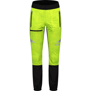 Pánské lehké nepromokavé softshellové kalhoty Nordblanc HARDPACK žluté NBWPM7777_BPZ S