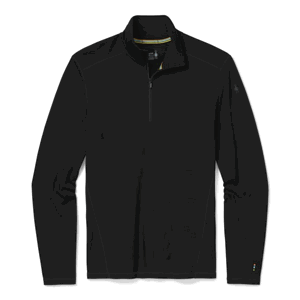 Smartwool M MERINO 250 BASELAYER 1/4 ZIP BOXED black Velikost: L spodní prádlo