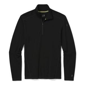 Smartwool M MERINO 250 BASELAYER 1/4 ZIP BOXED black Velikost: XL spodní prádlo