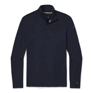 Smartwool M MERINO 250 BASELAYER 1/4 ZIP BOXED deep navy Velikost: L pánské triko