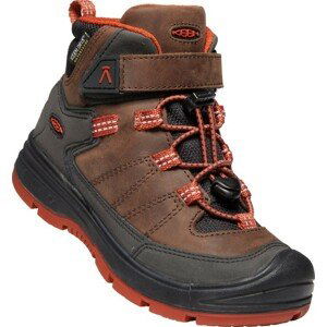 Keen REDWOOD MID WP JR coffee bean/picante Velikost: 32/33 dětské boty