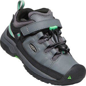 Keen TARGHEE LOW WP CHILDREN steel grey/irish green Velikost: 29 dětské boty