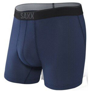 Saxx QUEST QDM BOXER BRIEF FLY midnight blue II Velikost: L boxerky