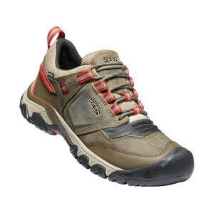 Keen RIDGE FLEX WP MEN timberwolf/ketchup Velikost: 45 pánské boty