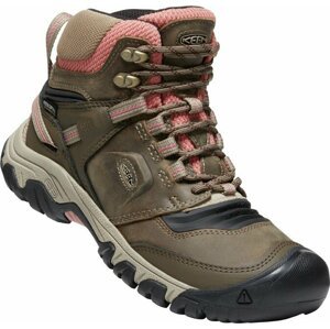 Keen RIDGE FLEX MID WP WOMEN timberwolf/brick dust Velikost: 38,5 dámské boty