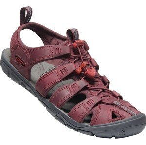 Keen CLEARWATER CNX LEATHER WOMEN wine/red dahlia Velikost: 36 dámské sandály