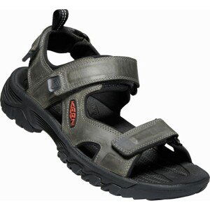 Keen TARGHEE III OPEN TOE SANDAL MEN grey/black Velikost: 44,5 pánské sandály