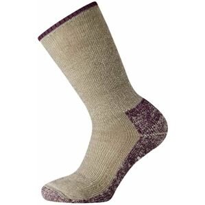 Smartwool W CLASSIC MOUNTAINEER MAXIMUM CUSHN CRW taupe Velikost: M ponožky