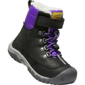 Keen GRETA BOOT WP YOUTH black/purple Velikost: 36 dětské boty