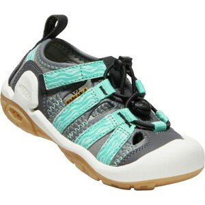 Keen KNOTCH CREEK C steel grey/waterfall Velikost: 29 dětské sandály