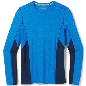 Smartwool MERINO SPORT LONG SLEEVE CREW laguna blue-deep navy Velikost: L pánské tričko s dlouhým rukávem