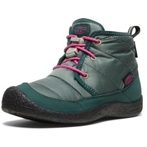 Keen HOWSER II CHUKKA WP YOUTH dark forest/fuchsia purple Velikost: 38 dětské boty