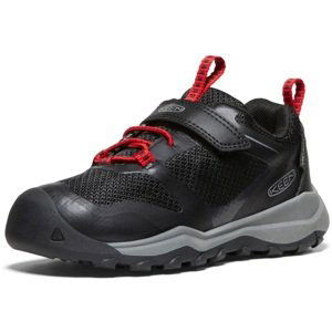 Keen WANDURO LOW WP CHILDREN black/ribbon red Velikost: 31 dětské boty