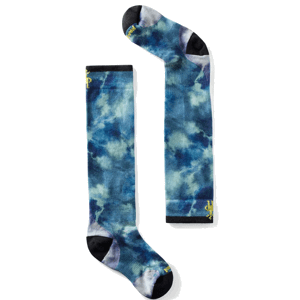 Smartwool JUNIOR SKI ZERO CUSHION TIE DYE PRINT OTC deep navy Velikost: L ponožky